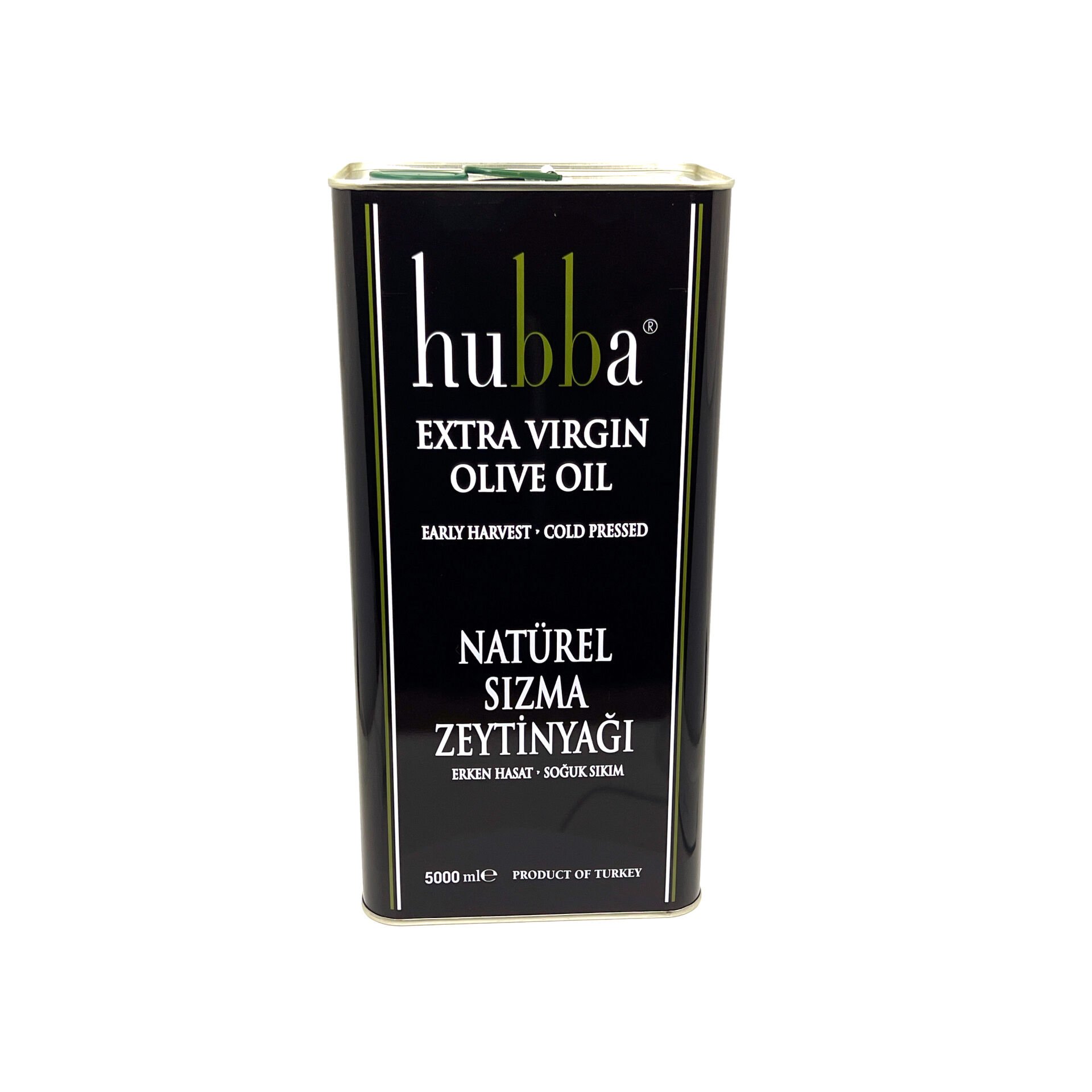 5 lt Teneke Naturel Sızma Zeytinyağı Erken Hasat & Soğuk Sıkım